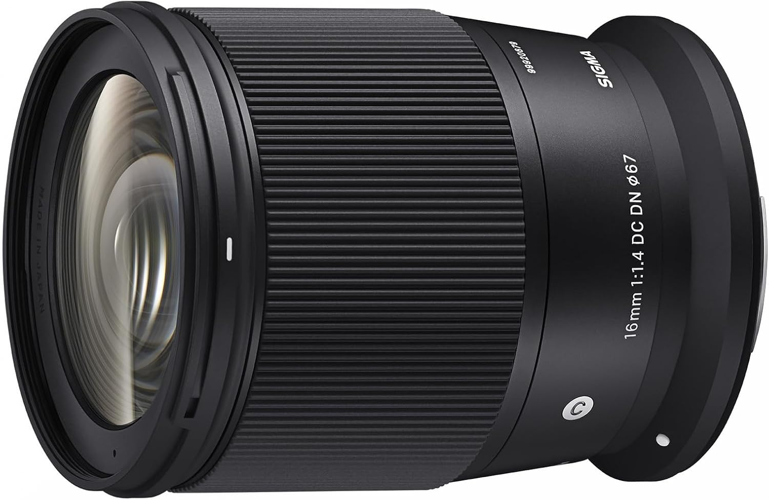 Sigma 16mm F1.4 DC DN Contemporary Lens Canon RF Mount Black
