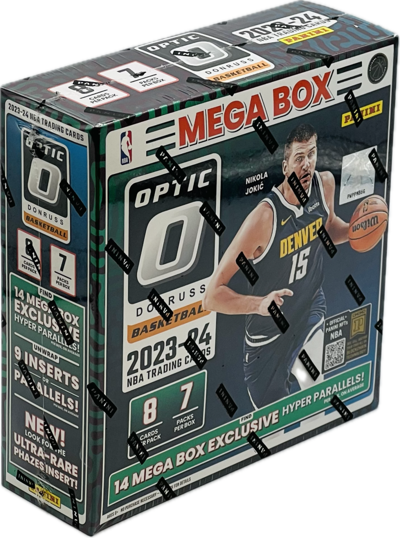 2023-24 Panini Donruss Optic Basketball Mega Box (Hyper Pink Prizms)