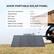 400W PORTABLE SOLAR PANEL
- Solar Cell Lamination: ETFE
- Rated Power: 400W
- Cell Type: Monocrystalline silicon
- Efficiency: 22.40%
- Dimensions: 41.7x93.1x1.0 in
- Open Circuit Voltage: 48V (Vmp 41V)
- Short Circuit Current: 11A (Imp 9.8A)