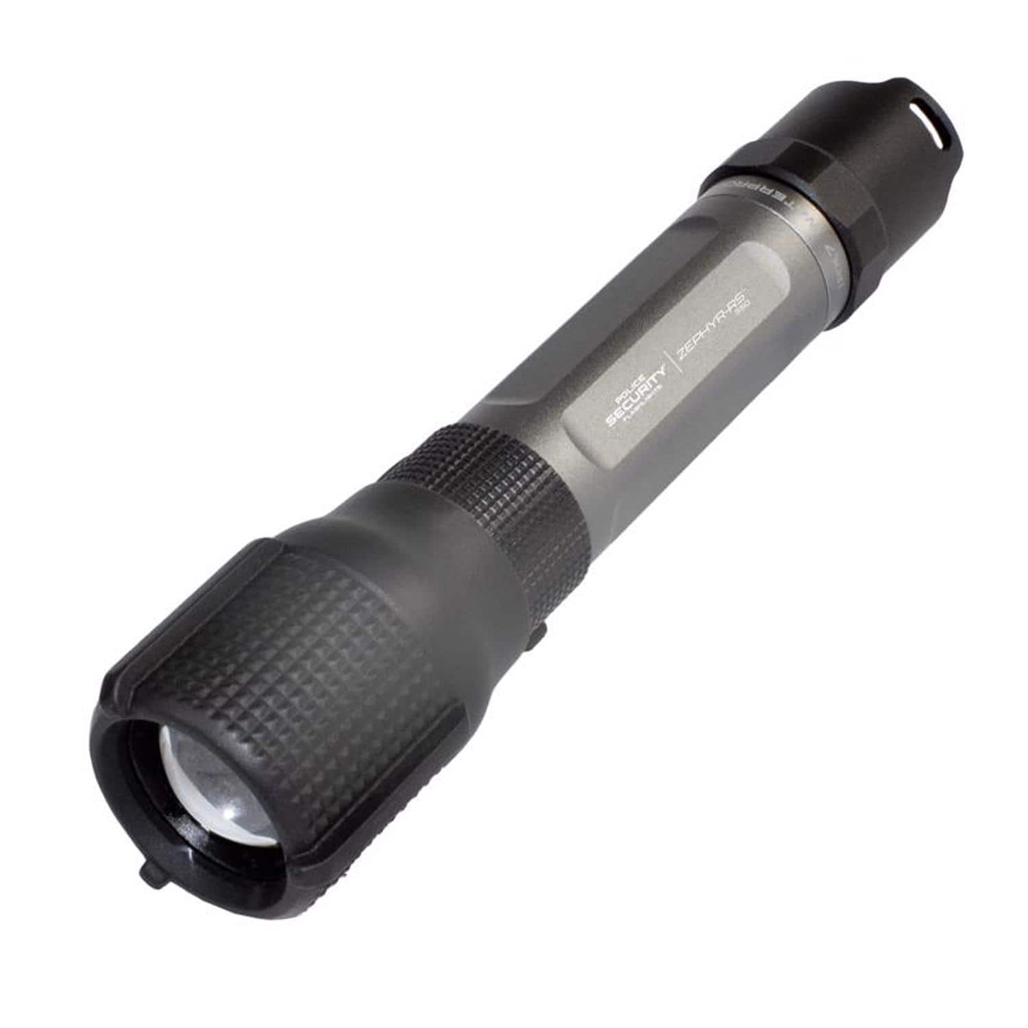 Police Security - Zephyr-RS Tactical 550 lm Black/Gray LED Flashlight 14500 Battery