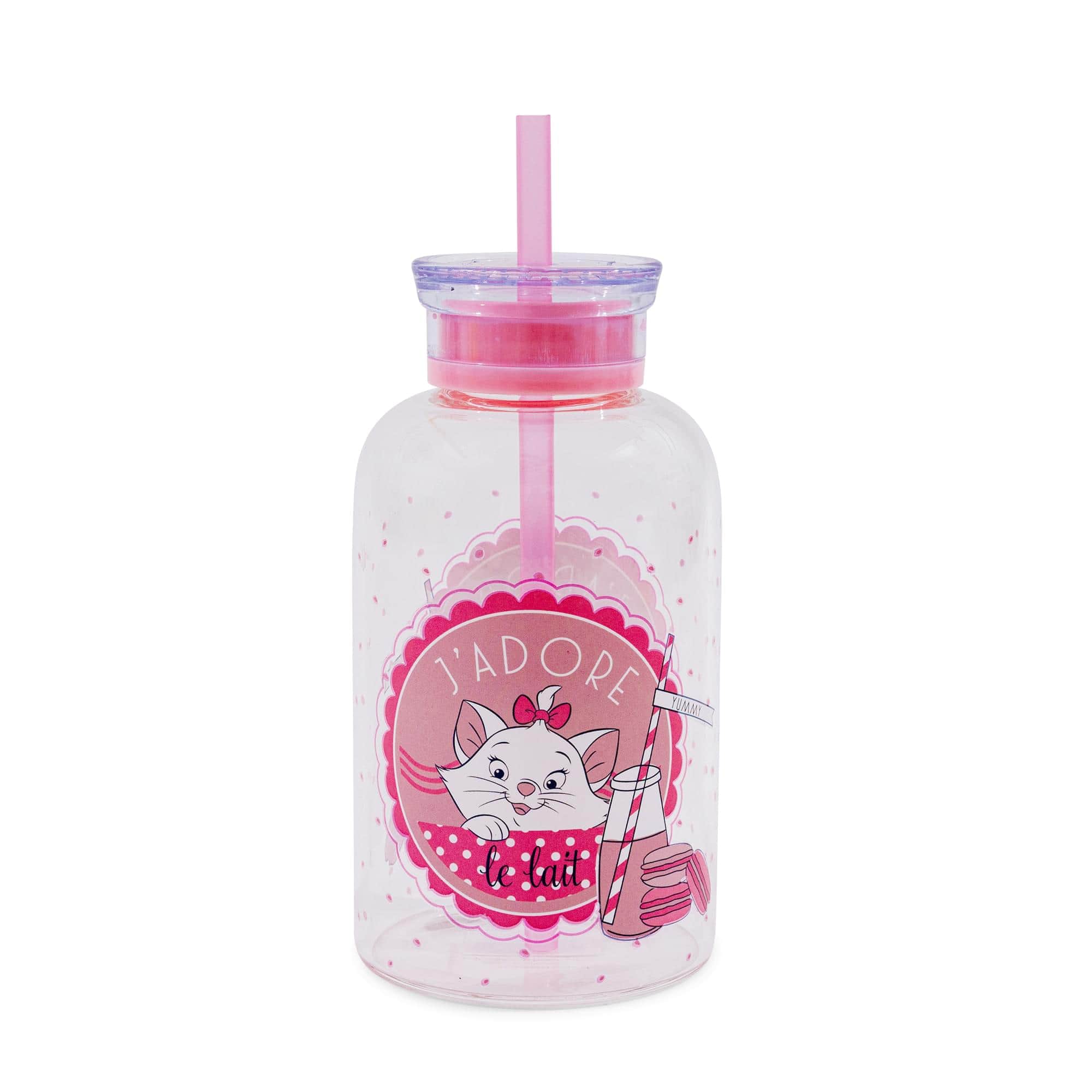 Silver Buffalo Disney The Aristocats Marie Glass Milk Bottle - Thumbnail 4