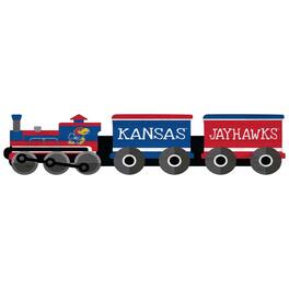 Fan Creations - Kansas Jayhawks 6'' x 24'' Train Cutout Sign - Multicolor