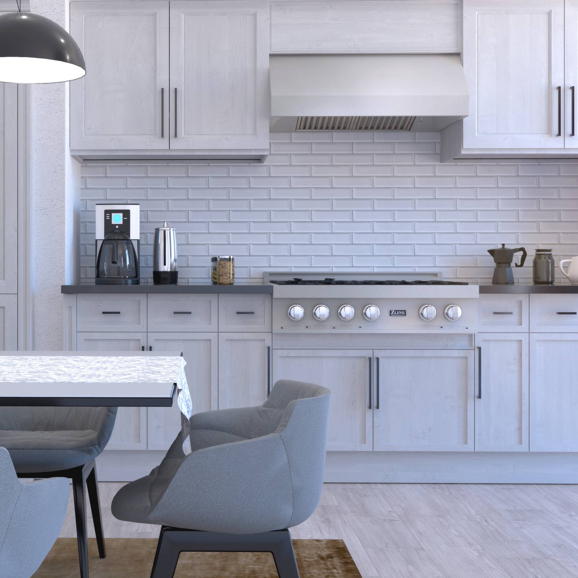 Alt View 5. ZLINE - ZLINE 30 in. Satin Stainless Steel Convertible Vent Under Cabinet Range Hood (8685S-30) - Satin Stainless Steel.
