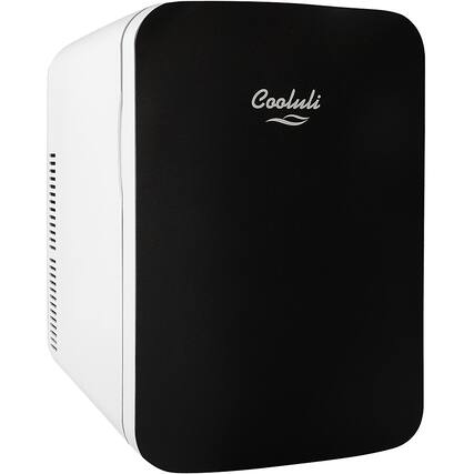 Front. Cooluli - Infinity 0.5 Cu. Ft. Mini Fridge - Black.