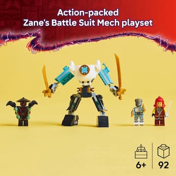 LEGO NINJAGO Zane's Battle Suit Mech Ninja Toy 71827 - Best Buy LEGO NINJAGO Zane's Battle Suit Mech Ninja Toy 71827 - Best Buy