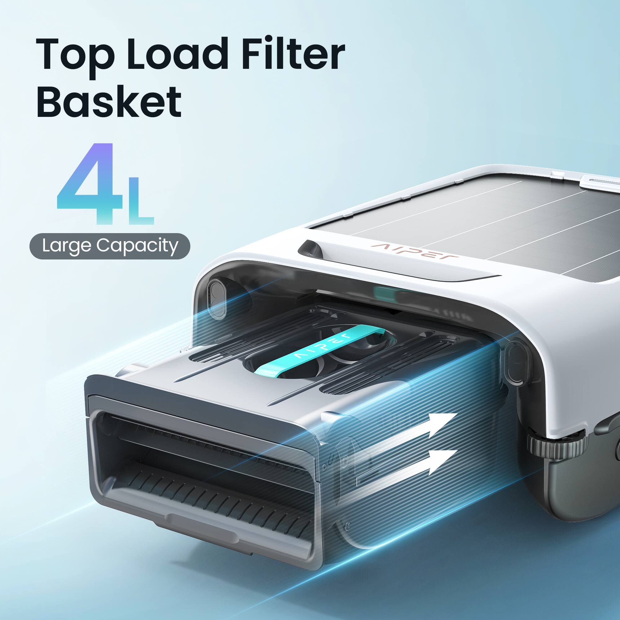 Top Load Filter Basket  
4L  
Large Capacity  
MIPer AIPET