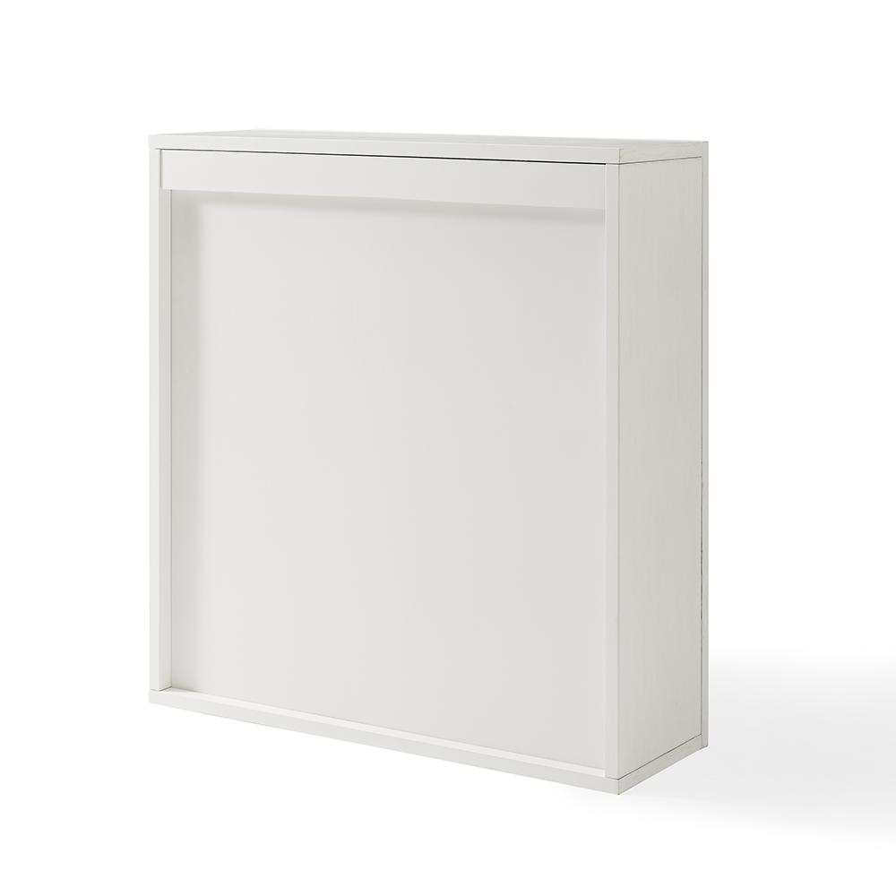 Left. Crosley Furniture - Tara Wall Mounted Storage Cabinet - White.