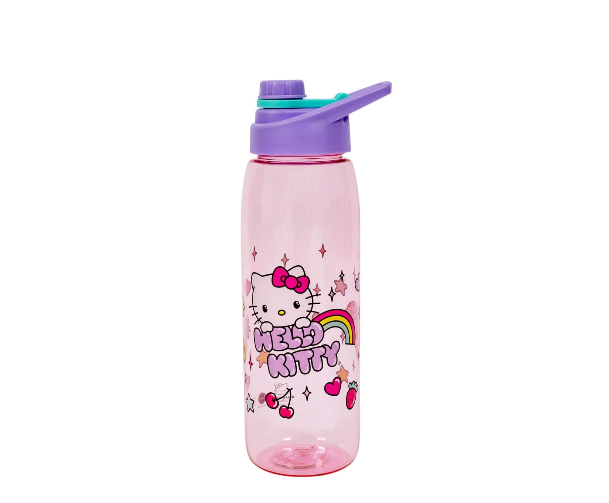 Silver Buffalo - Sanrio Hello Kitty Rainbow Treats and Stars Water Bottle with Lid | 28 Ounces - Pink price history on PriceWatchPro
