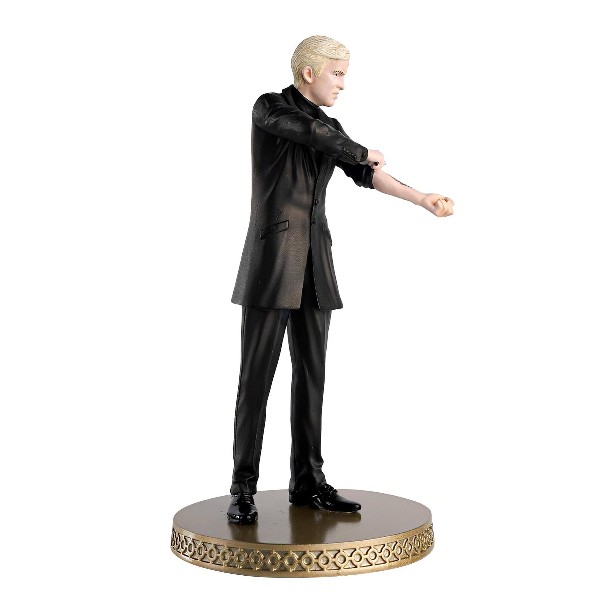 Alt View 10. Harry Potter - Eaglemoss Harry Potter Wizarding World 1:16 Figure | 029 Older Draco - Black.