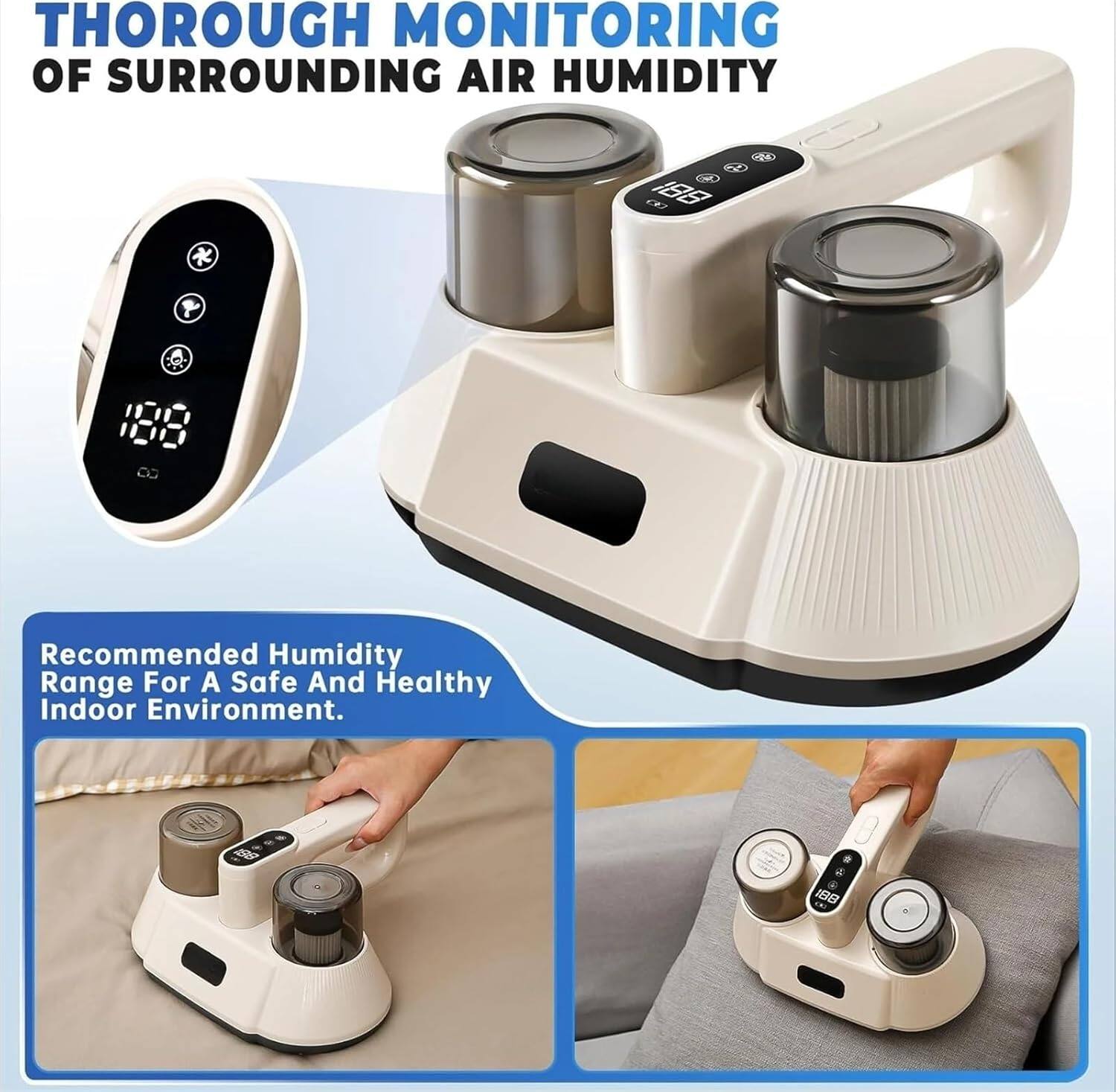 THOROUGH MONITORING OF SURROUNDING AIR HUMIDITY

Recommended Humidity Range For A Safe And Healthy Indoor Environment.
