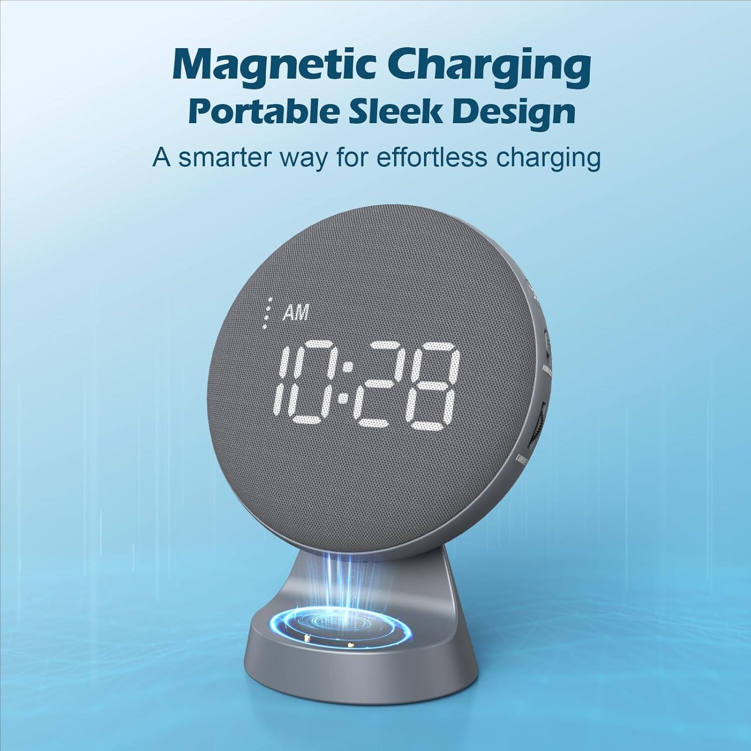 Magnetic Charging  
Portable Sleek Design  
A smarter way for effortless charging  

10:28 AM