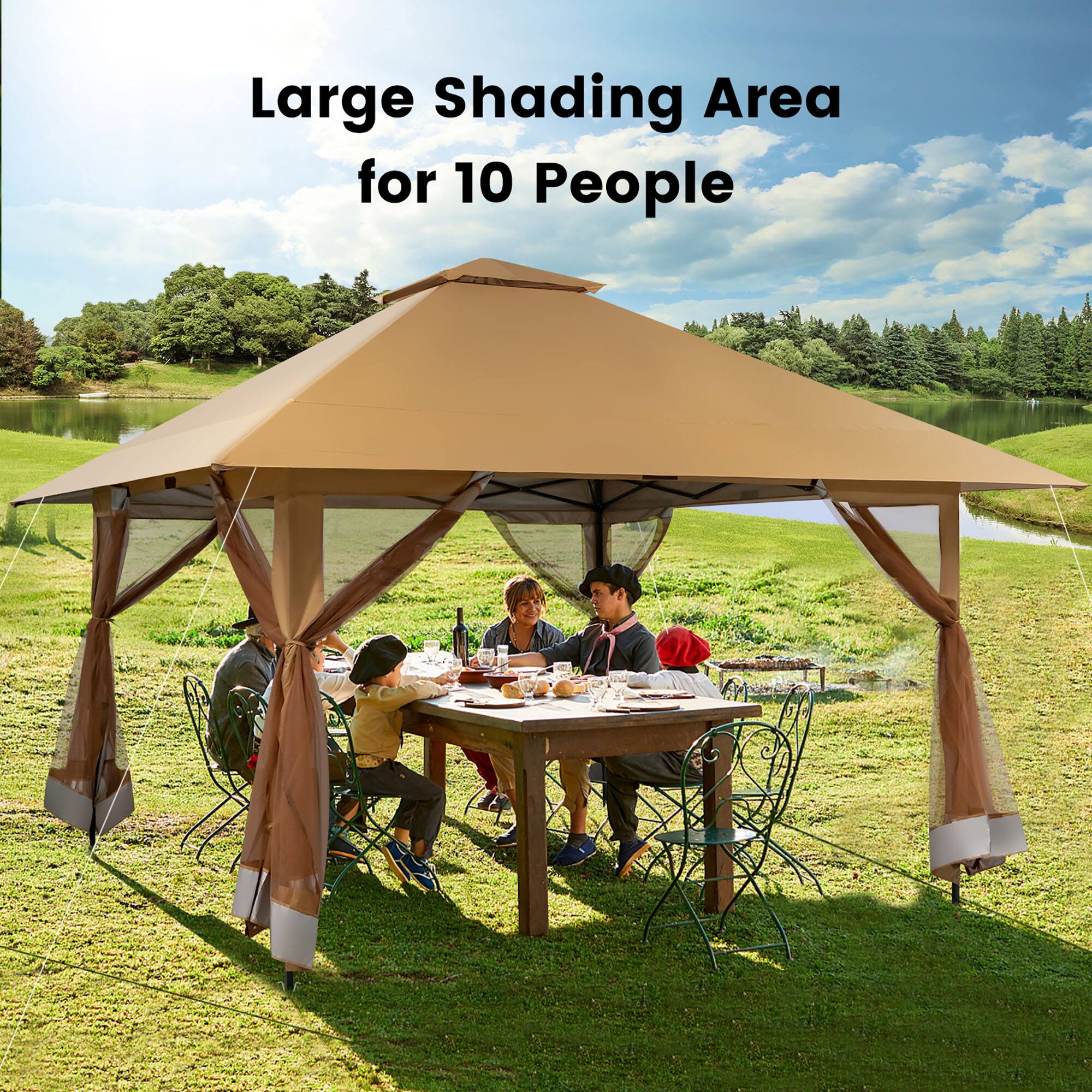 Large Shading Area for 10 People