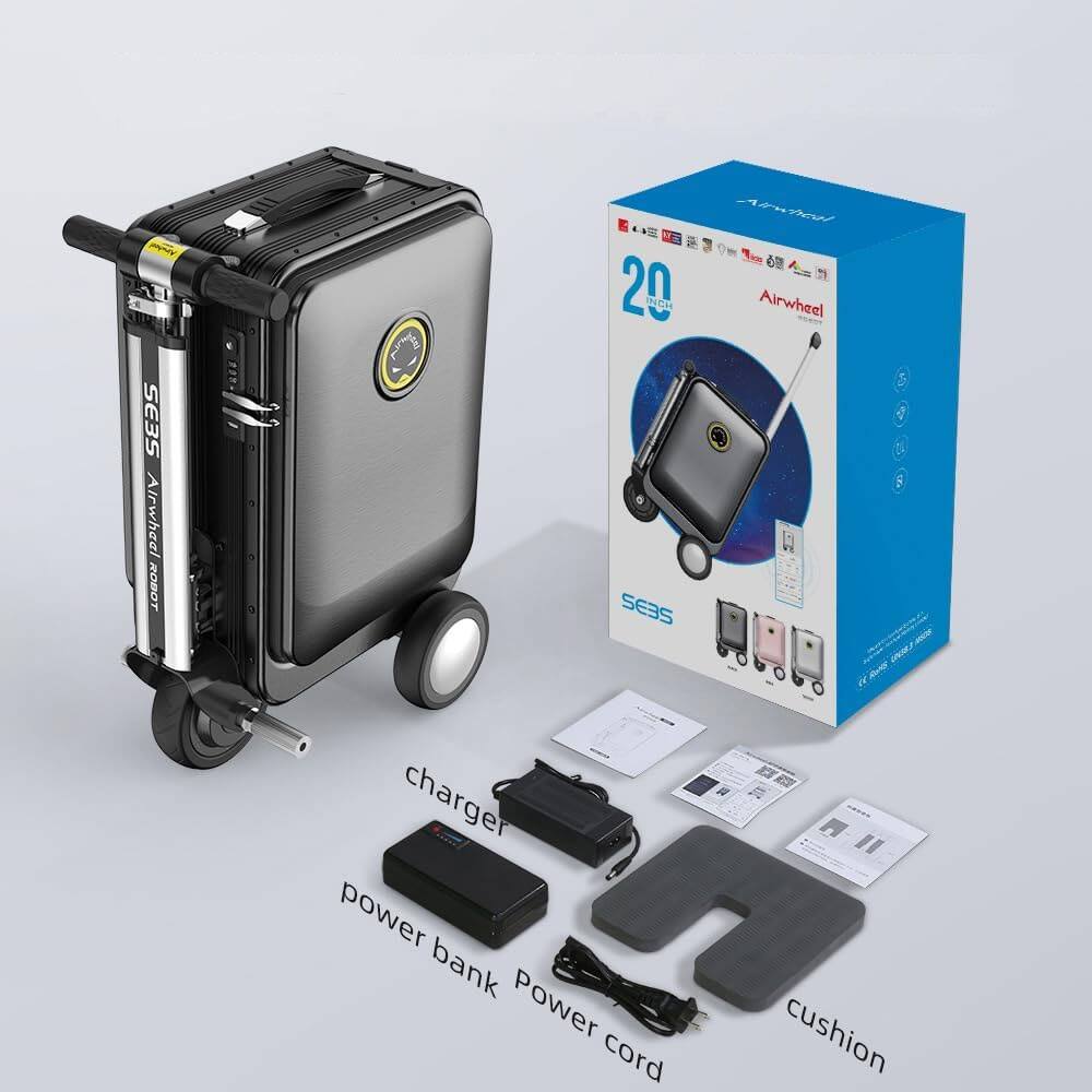 SE3S Airwheel ROBOT LTE 20 INCH SE3S Airwheel

- Charger
- Power Bank
- Power Cord
- Cushion