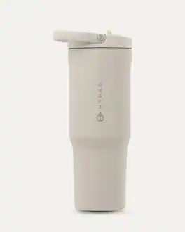 HydroJug - 32 oz Linen BPA Free Insulated Cup - White