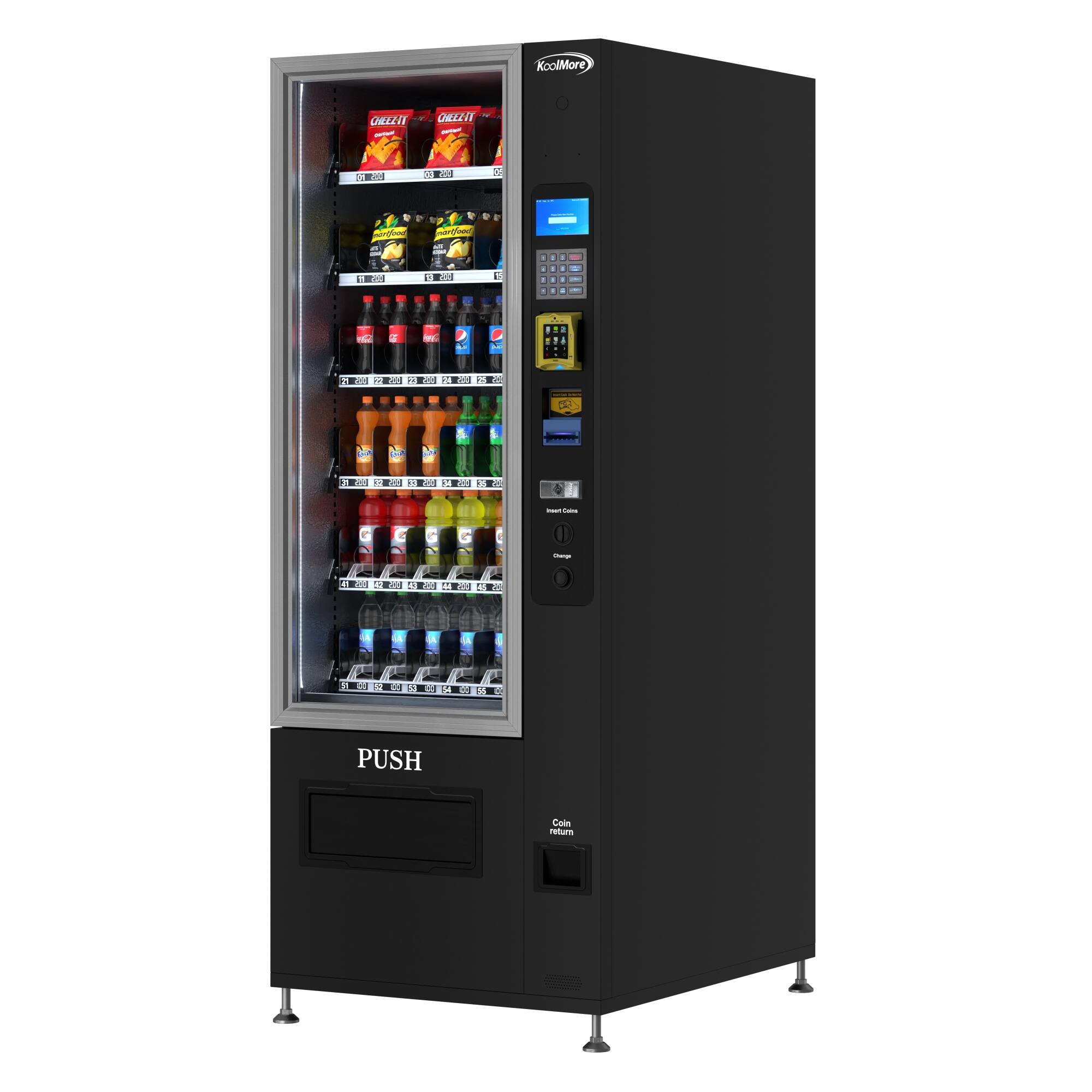 Koolmore Refrigerated Snack and Drink Vending Machine with 36