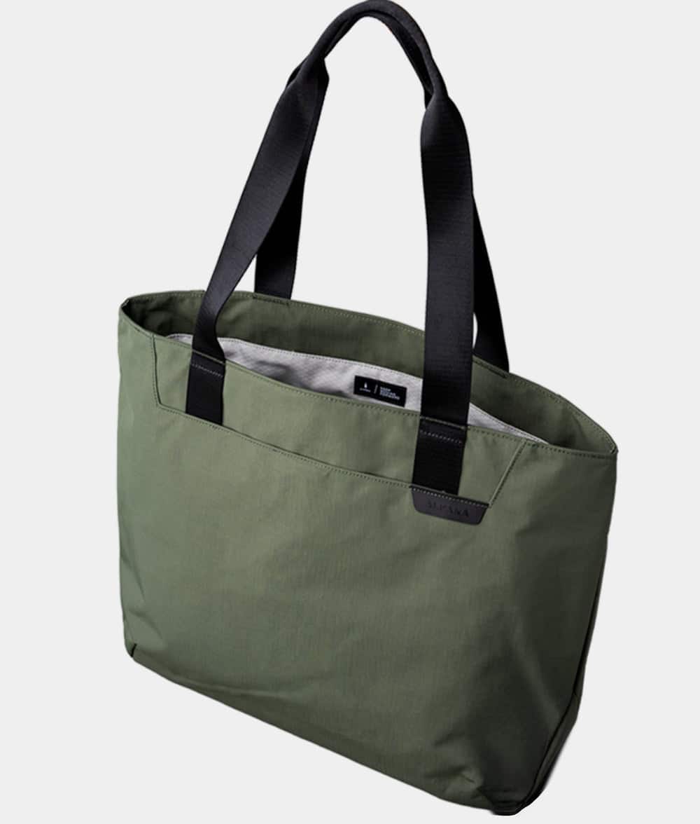 ALPAKA - Elements Tote 20L Laptop Tote Bag with Padded 16" Sleeve,Open Top with Magnetic Closure - Green Axoflux 210D