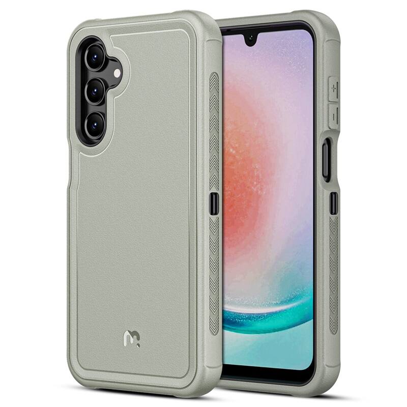 Front. Mybat Pro - MyBat Pro Maverick Series Rogue Edition Case for Samsung Galaxy A16 5G - Grey - Grey.