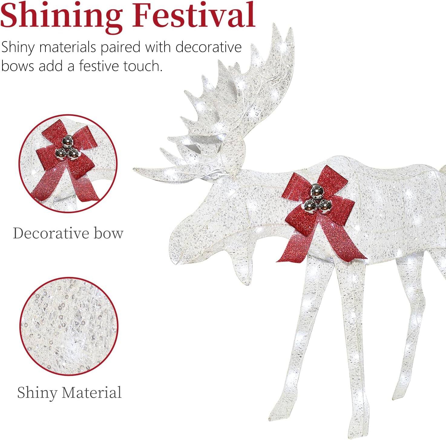 Shining Festival

Shiny materials paired with decorative bows add a festive touch.

Decorative bow

Shiny Material