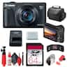 Bundle - Canon - PowerShot SX740 HS Camera (Black) (2955C001) + 64GB Card Base Bundle - Black w/ Basic Bundle