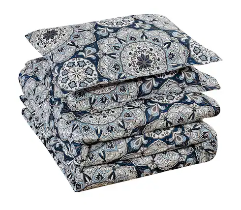 Front. Bibb Home - Bibb Home 1800 Series Egyptian Luxury 3 pc Duvet Cover Set - Alexander.
