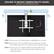 CEILING TV MOUNT COMPATIBILITY GUIDE:
Clearance and VESA Requirements
STEP 1: Ensure your TV's VESA Pattern is 600x600 mm or lower.
STEP 2: Ensure your TV's top VESA mounting holes are at least 8.5 inches away from the ceiling to avoid clearance issues.
STEP 3: Ensure your TV's bottom VESA mounting holes are no more than 33.2 inches away from the ceiling to avoid clearance issues.
Ceiling
Min 8.5"
Max 33.2"