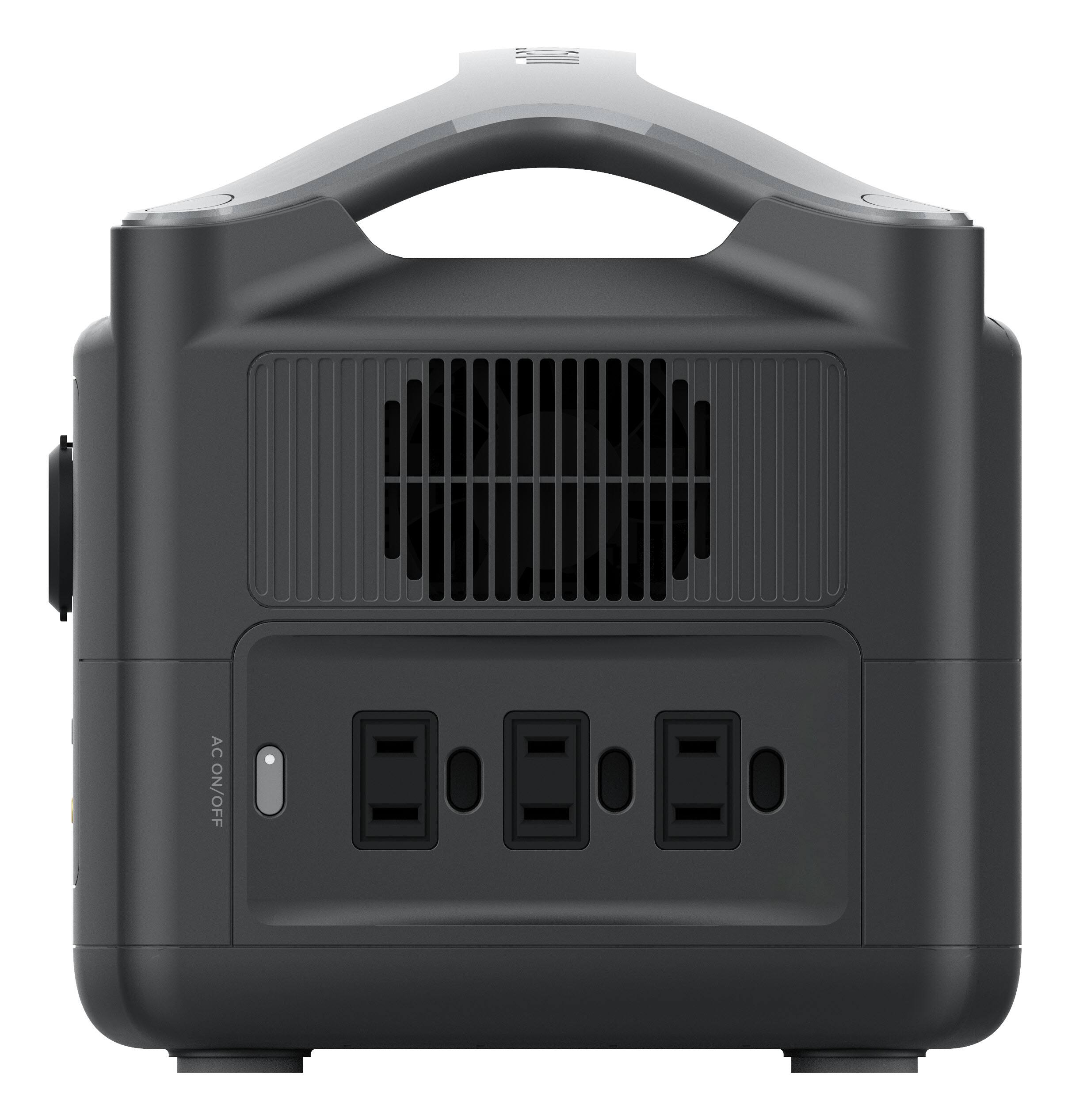 Alt View 16. EcoFlow - RIVER Portable Power Station (288 Wh Capacity) - Black.