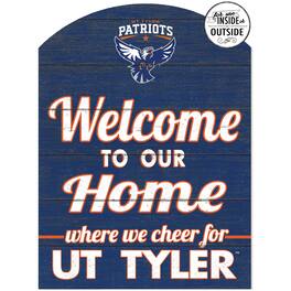 Jardine - Texas Tyler Patriots 16'' x 22'' Indoor/Outdoor Marquee Sign - Navy