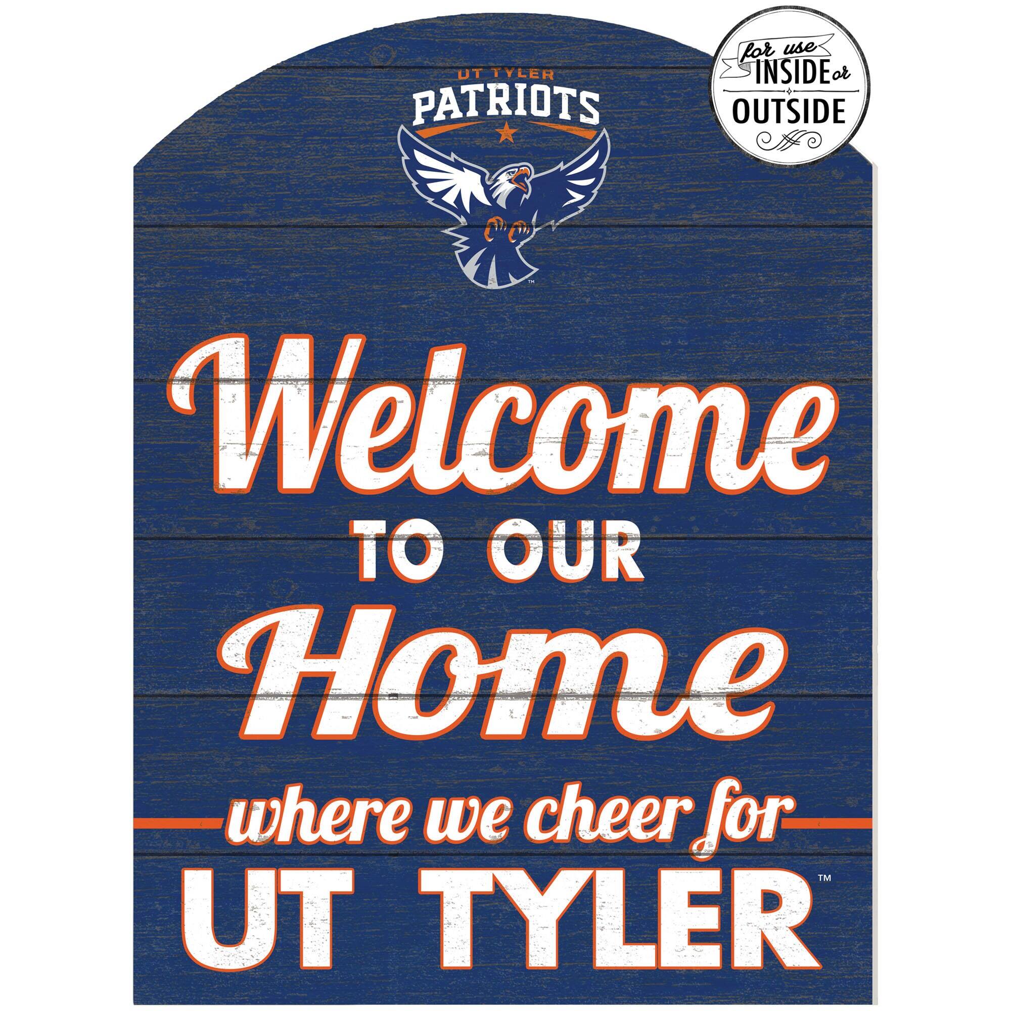 Texas Tyler Patriots 16'' x 22'' Indoor/Outdoor Marquee Sign