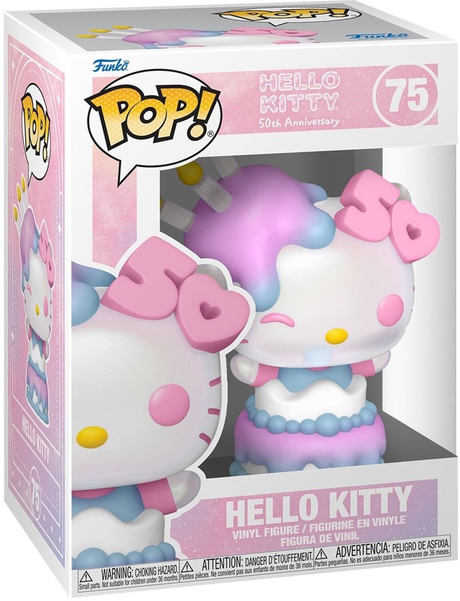 Funko POP! Sanrio Animation: Hello Kitty In Cake, 50th Anniversary ...