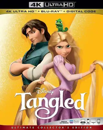 Front. Tangled - 4K Blu-Ray.