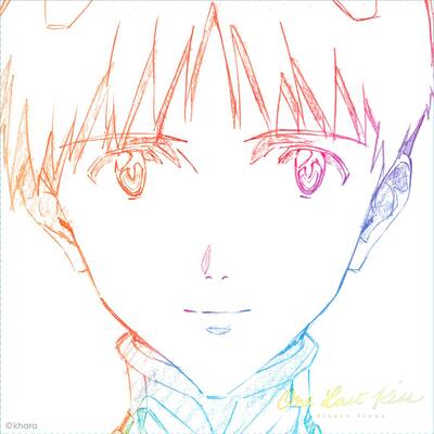 ワンラストキス LP 宇多田ヒカル/One Last Kiss＜Blue Vinyl＞