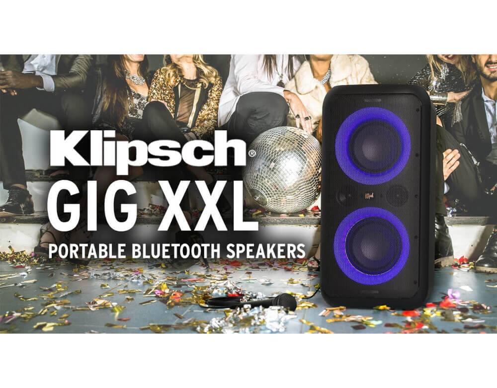 Klipsch GIG XXL  
PORTABLE BLUETOOTH SPEAKERS