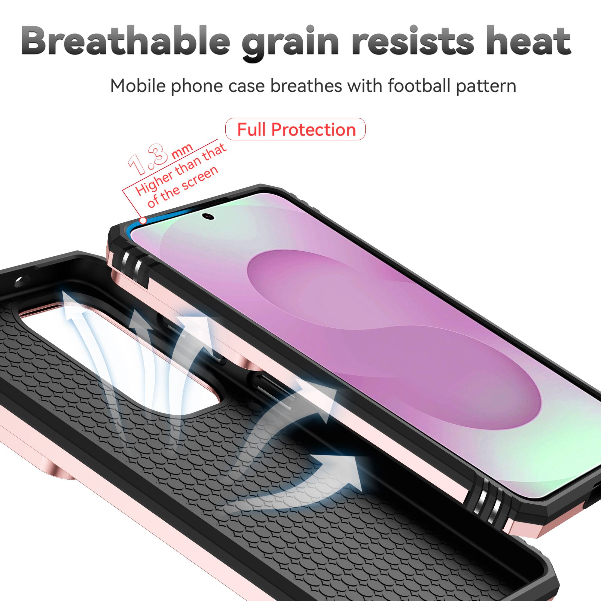 Breathable grain resists heat  
Mobile phone case breathes with football pattern  
Full Protection  
1.3 mm higher than that of the screen