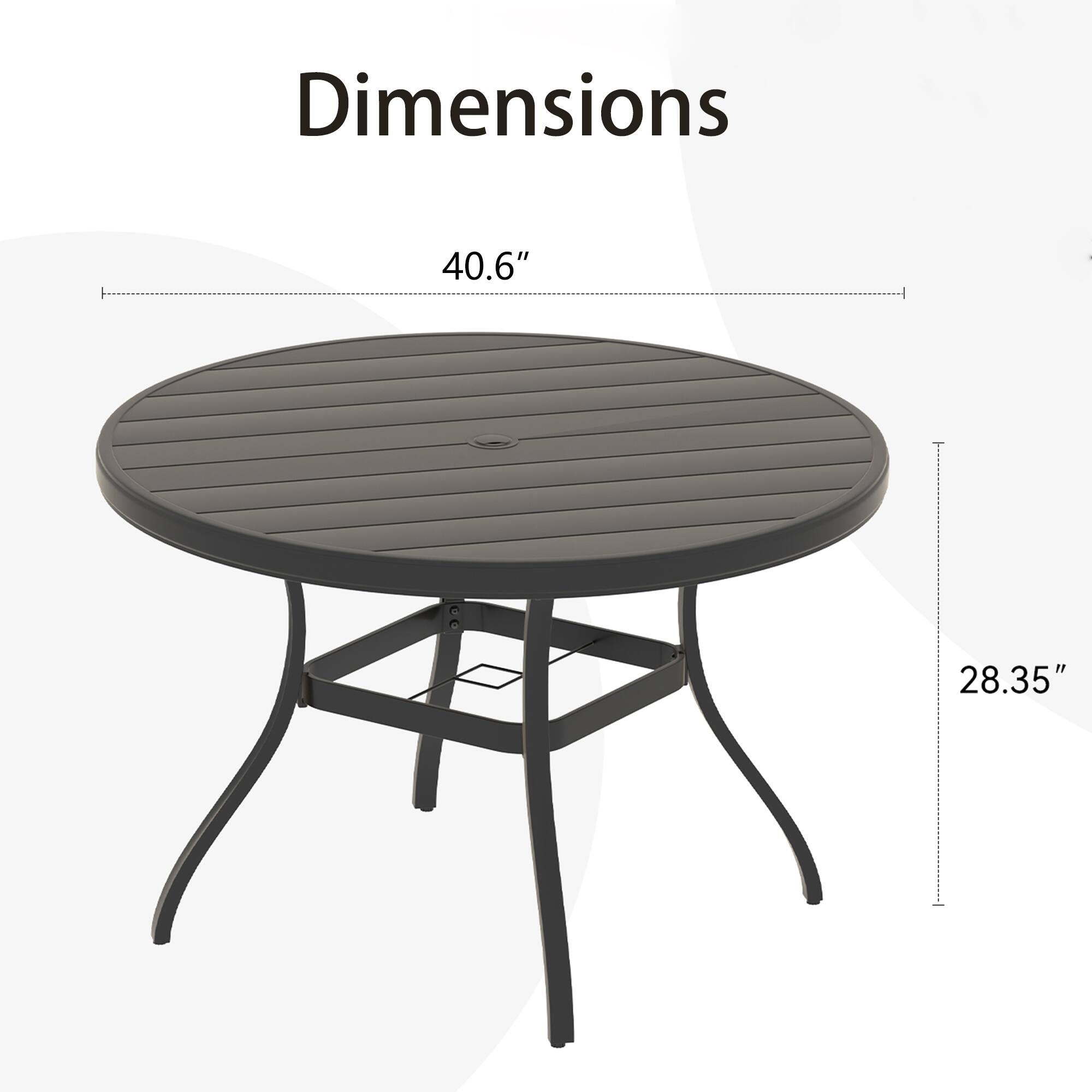 Dimensions  
40.6"  
28.35"
