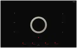 Elica - NikolaTesla Invert 36 in. Built-In Electric Induction Anti-Scratch Downdraft Cooktop with 4 Elements - Black