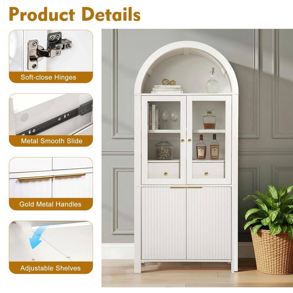 Product Details

- Soft-close Hinges
- Metal Smooth Slide
- Gold Metal Handles
- Adjustable Shelves