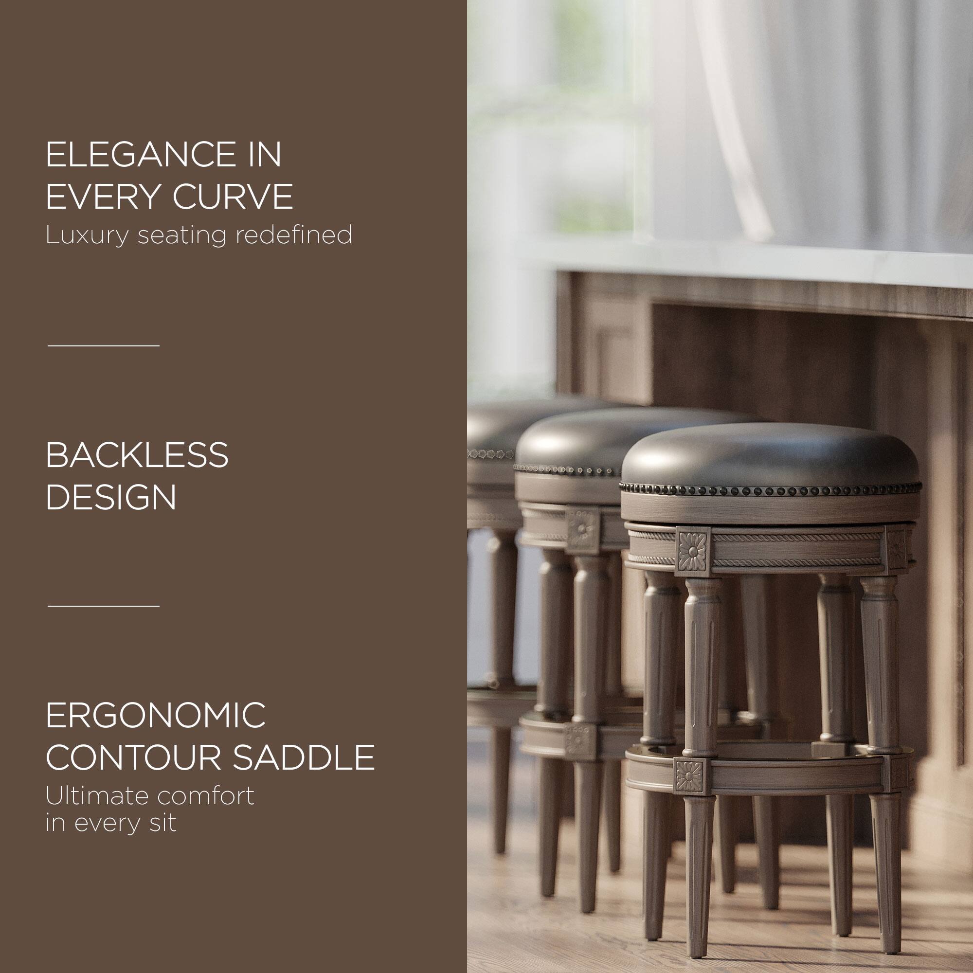 ELEGANCE IN EVERY CURVE  
Luxury seating redefined  

BACKLESS DESIGN  

ERGONOMIC CONTOUR SADDLE  
Ultimate comfort in every sit