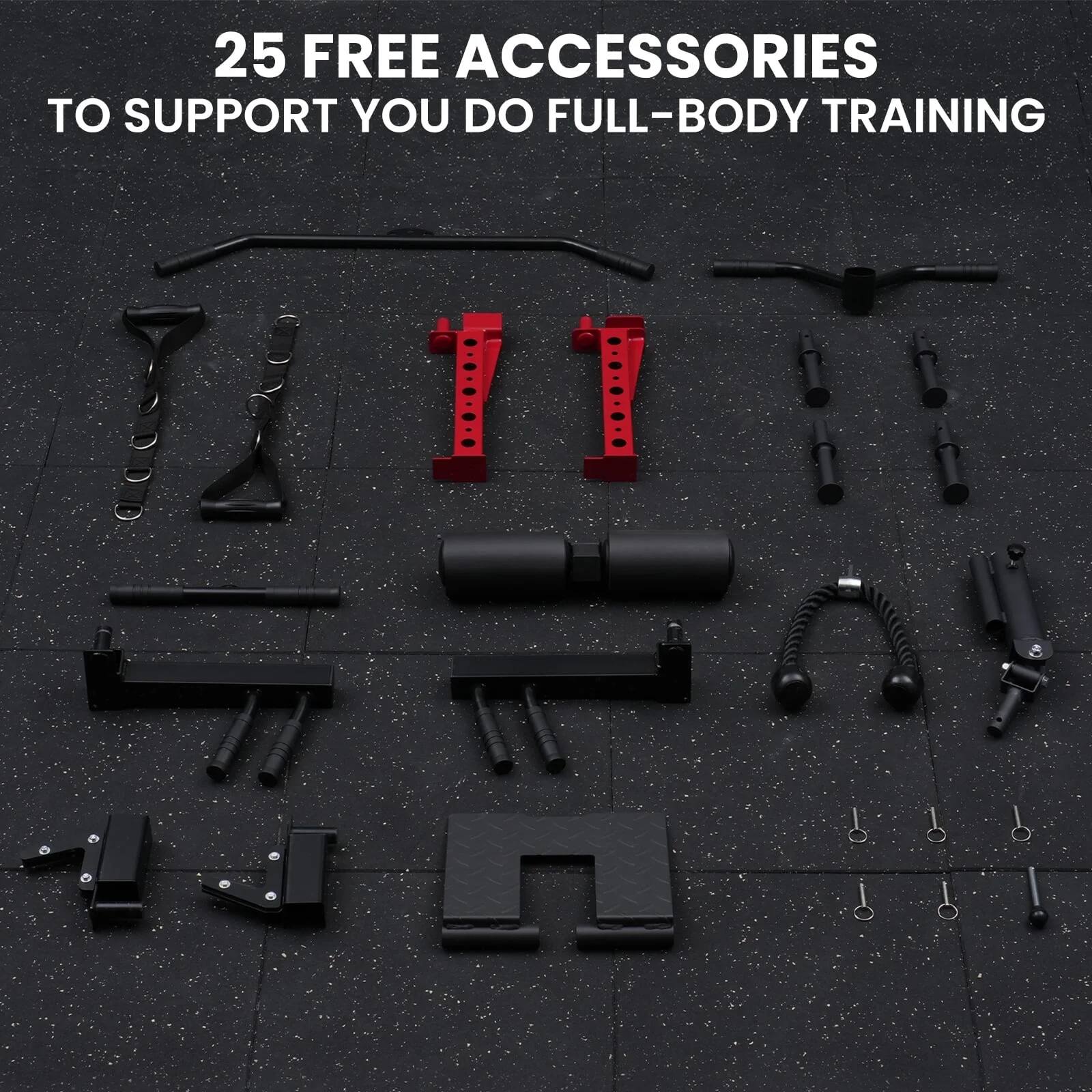 25 FREE ACCESSORIES TO SUPPORT YOU DO FULL-BODY TRAINING