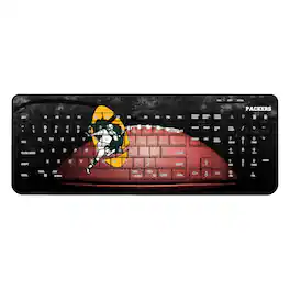 Keyscaper - Green Bay Packers Legendary Design Wireless Keyboard - Multicolor