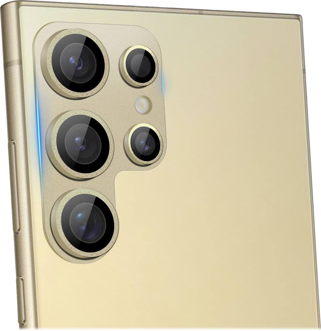 Alt View 11. SaharaCase - ProShock Camera Lens Protector for Samsung Galaxy S24 Ultra (2-Pack) - Yellow.