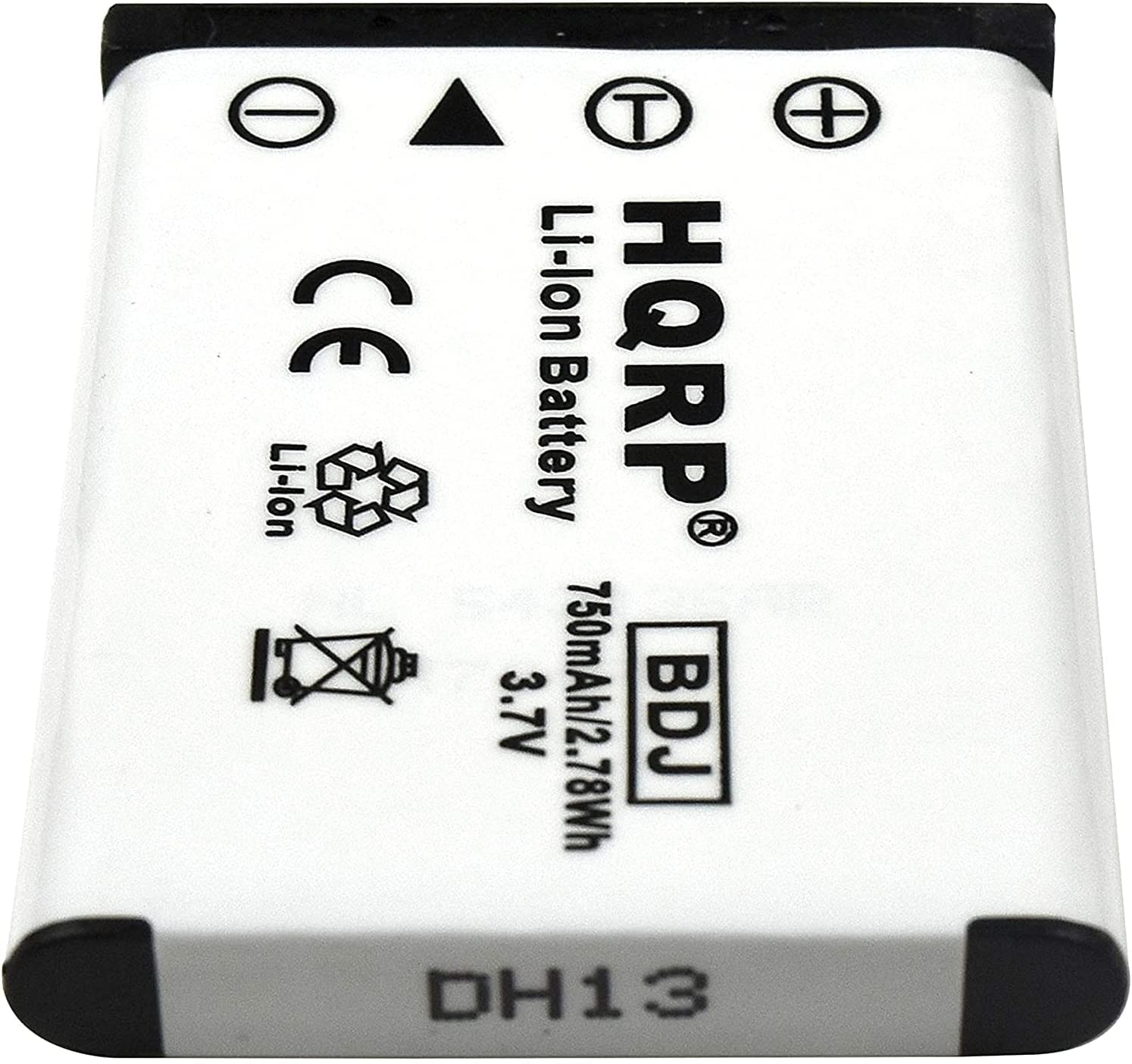 Li-lon Battery  
HQRP  
3.7V 750mAh/2.78Wh  
BDJ DH13
