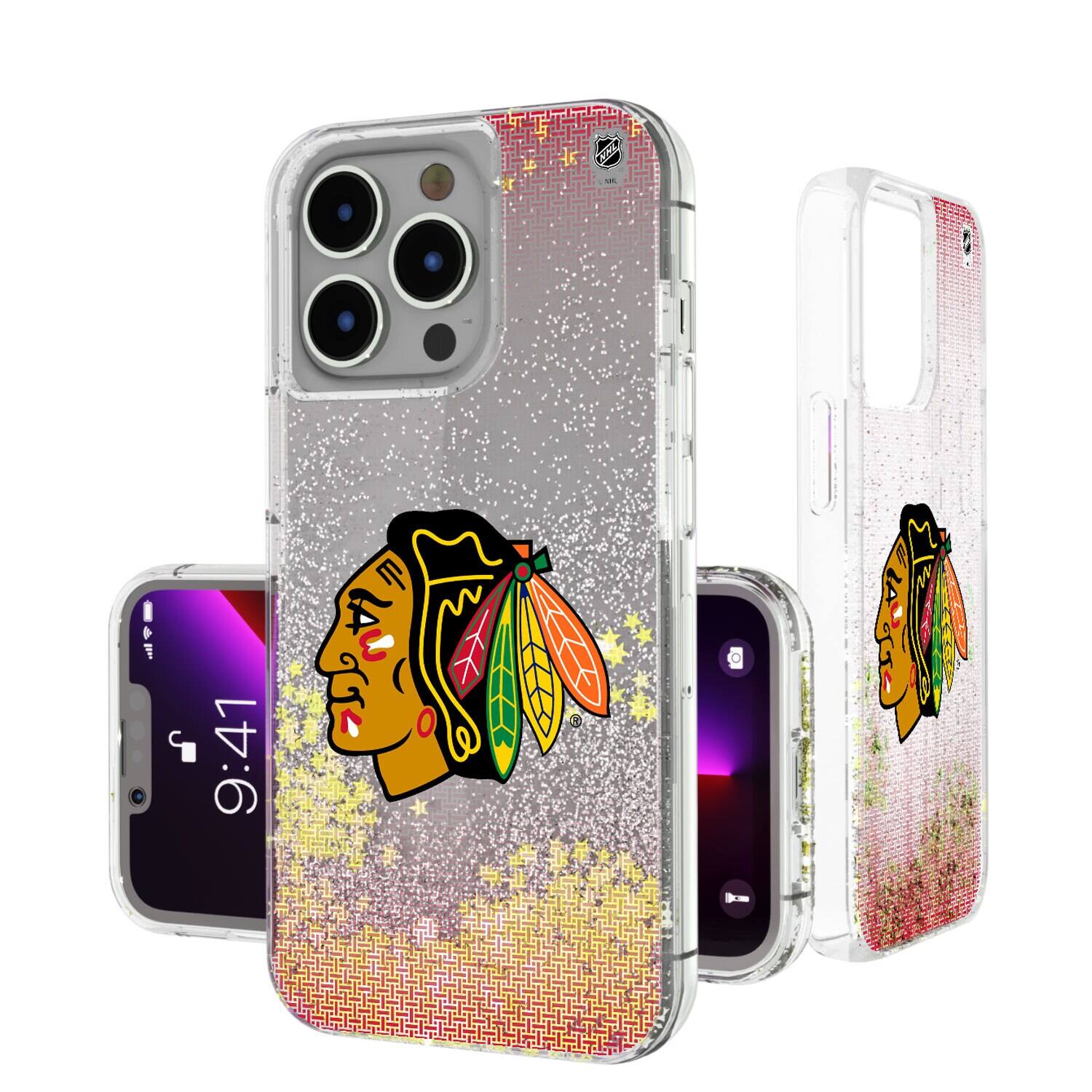 Keyscaper - NHL - Chicago Blackhawks Linen Logo iPhone Glitter Case - 13 - Multicolor price history on PriceWatchPro