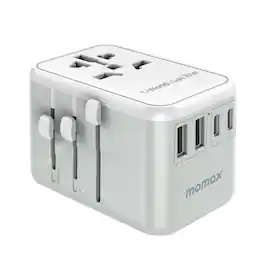 Momax - 1-World Universal 5-Port Travel GaN Charger 70W - White