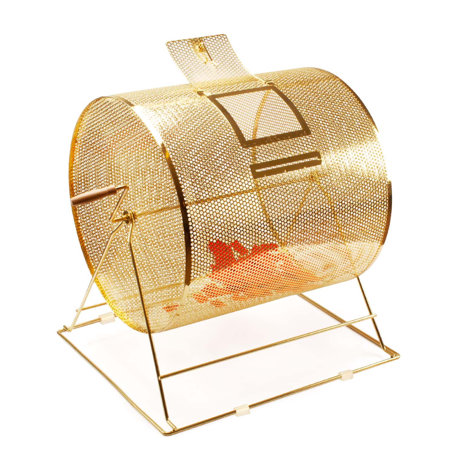 GSE Games & Sports Expert - Raffle Drum,X-Large Brass Raffle Ticket Spinning Cage, Holds 15,000 Tickets or 500 Ping Pong Balls price history on PriceWatchPro