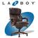 Front. La-Z-Boy - Big & Tall Fairmont Bonded Leather Executive Chair - Biscuit Brown.