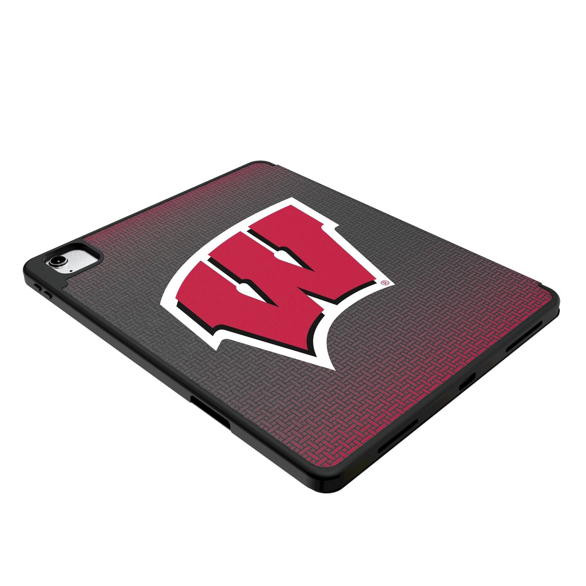 Alt View 2. Keyscaper - Wisconsin Badgers iPad Case - 13in Air M2 - Black.