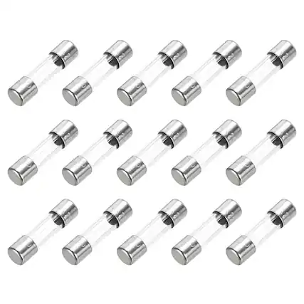 Front. Unique Bargains - 4A 250V 5x20mm Time Delay Glass Fuse UL Listed Slow Blow Fuse for Home Appliances 15pcs - Silver.