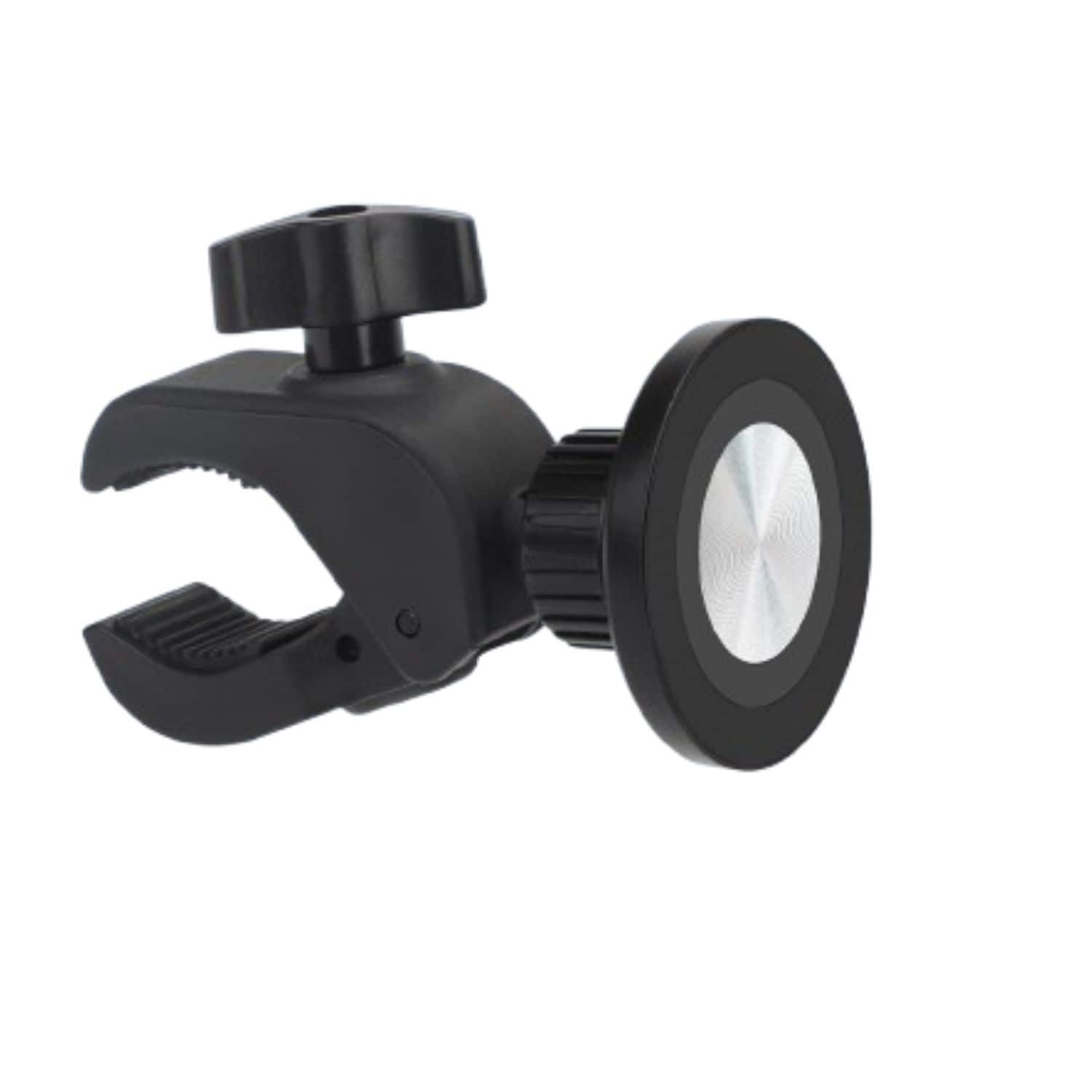 Front. Stock Preferred - Magnetic 360° Rotatable MagSafe Phone Holder for Treadmill & Bike - Black.