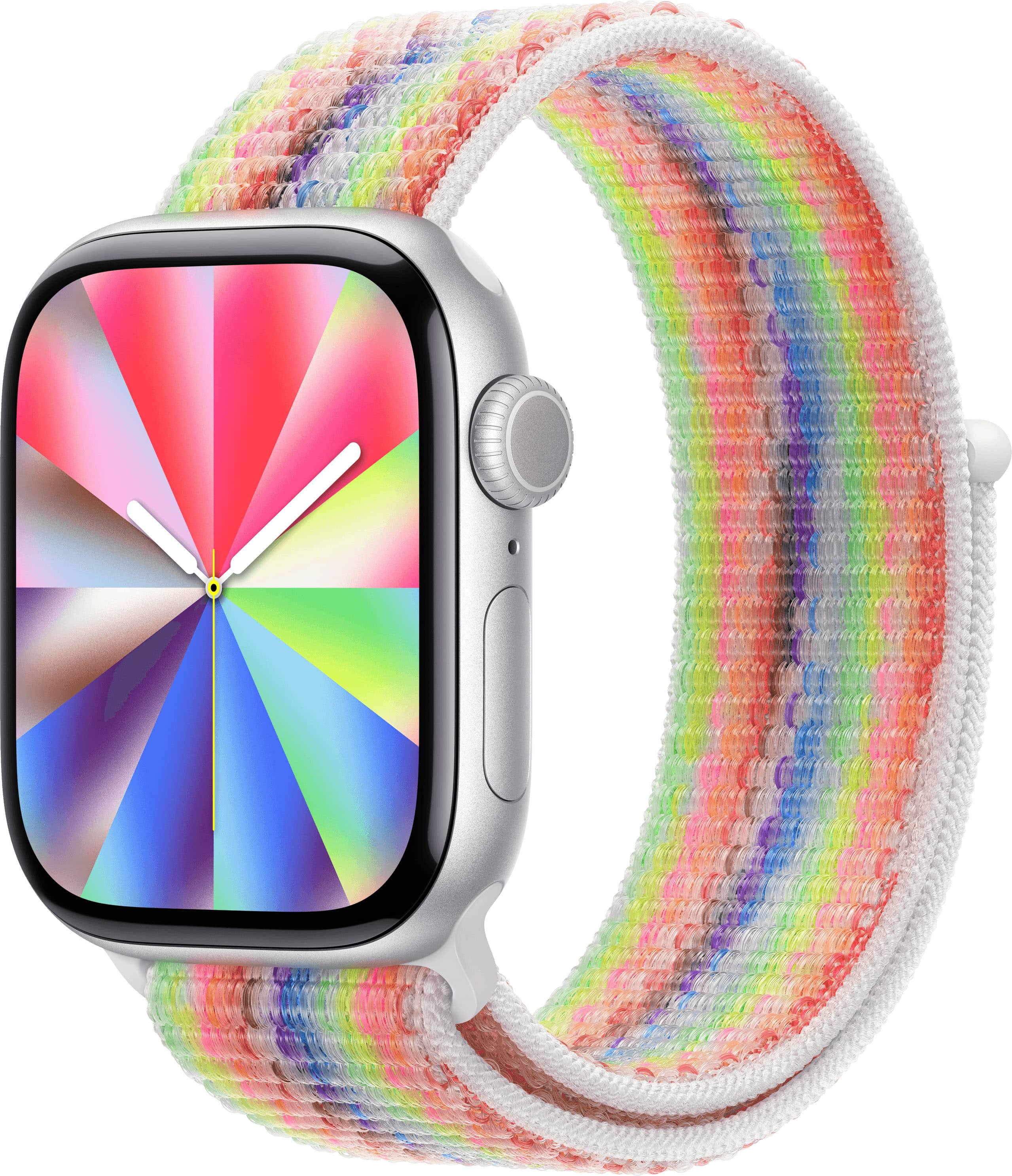 Alt View 2. Apple - 46mm Pride Edition Sport Loop - Pride Edition.