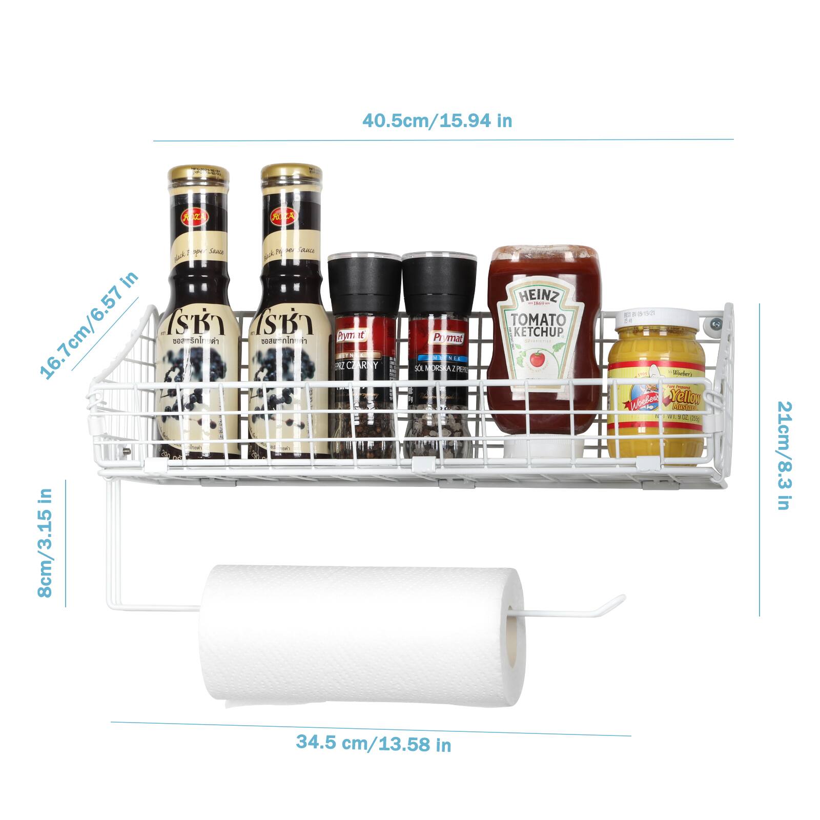 40.5cm/15.94 in

E you Sauce PO MV GRALLY pick in 16.7cm/6.57 it Rym 16. PAZ PIZ CLARMY in 8cm/3.15

PI mat MENER SLMORSLAZIAZIONE

HEINZ 365ml TOMATO KETCHUP SQUARLSTICS

Workers Joebens Yellow Mustard OZ.

21cm/8.3 in

34.5 cm/13.58 in